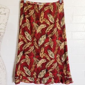 MARIA GABRIELLE Red Skirt